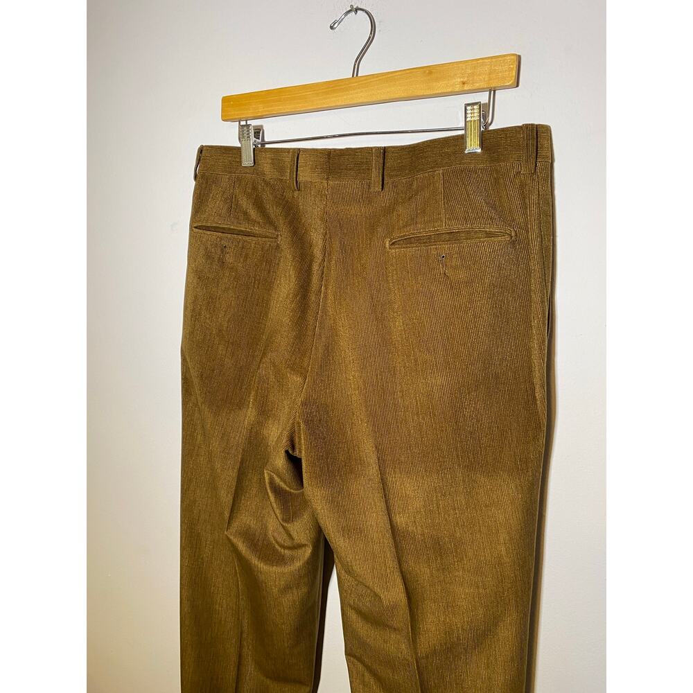 Brown Jack‎ Victor Collection Pinwale Corduroy Dress Trouser Pants (Men's 34 R) - Picture 3 of 12